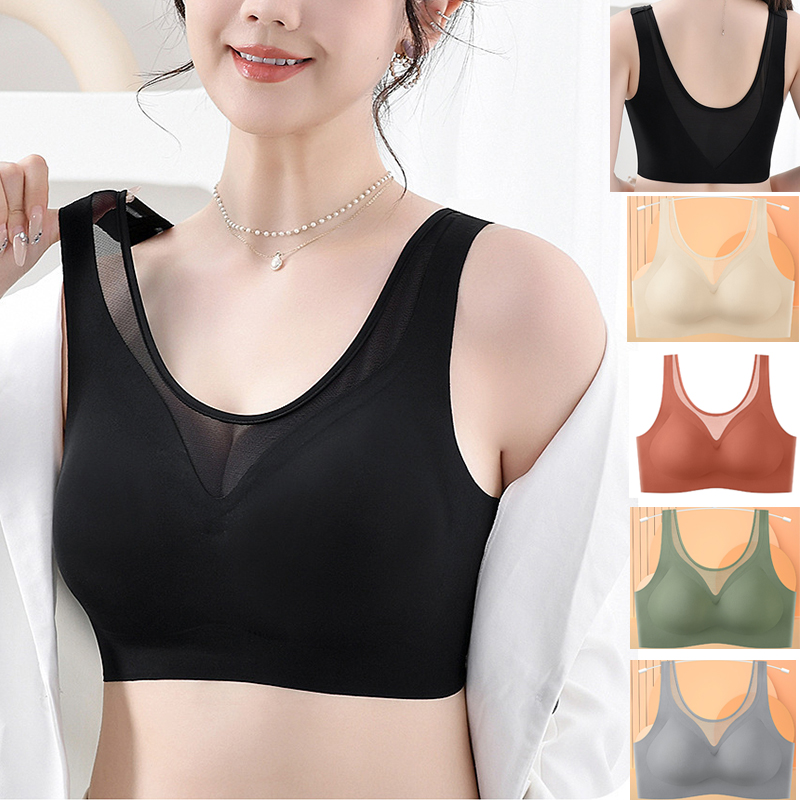 1pcs 여성용 브래지어 흔적 없음 통기성 브래지어 강 - Mastectomy Bra Pocket 리뷰 및 가격