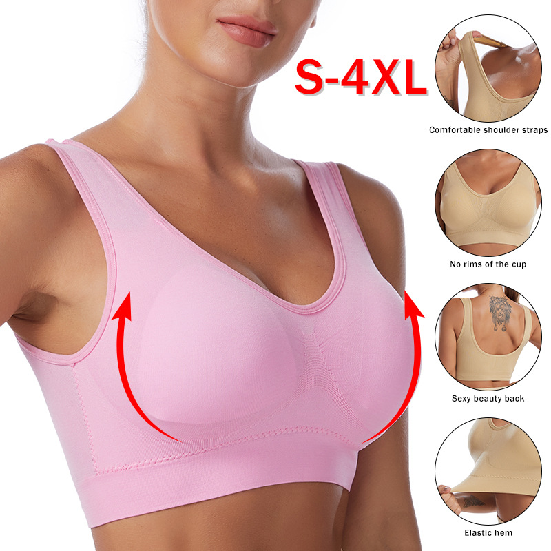 섹시한 여성 브래지어, 플러스 사이즈, 원활한 통기성  - Wirefree Bra Comfort 리뷰 및 가격