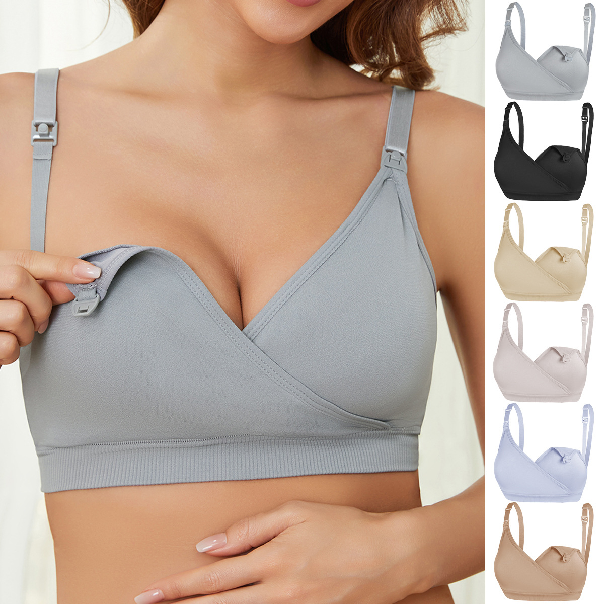 와이어 프리 출산 간호 브래지어 나일론 원활한 전면 폐 - Nursing Bra Clip 리뷰 및 가격