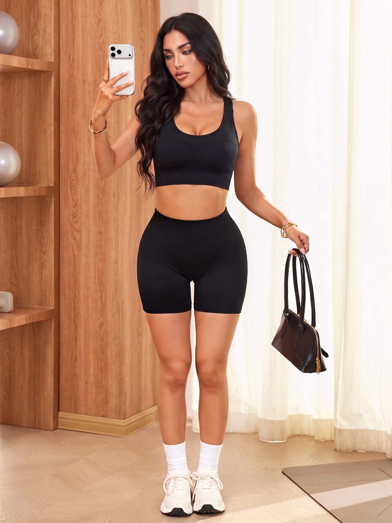 여성용 조절 가능한 스트랩 레이서백 스포츠 브라 메쉬  - Sports Bra Racerback 리뷰 및 가격