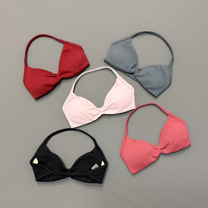 여성용 홀터 스포츠 브라 V넥 패드 내장 요가 브라 탈 - Sports Bra Racerback 리뷰 및 가격