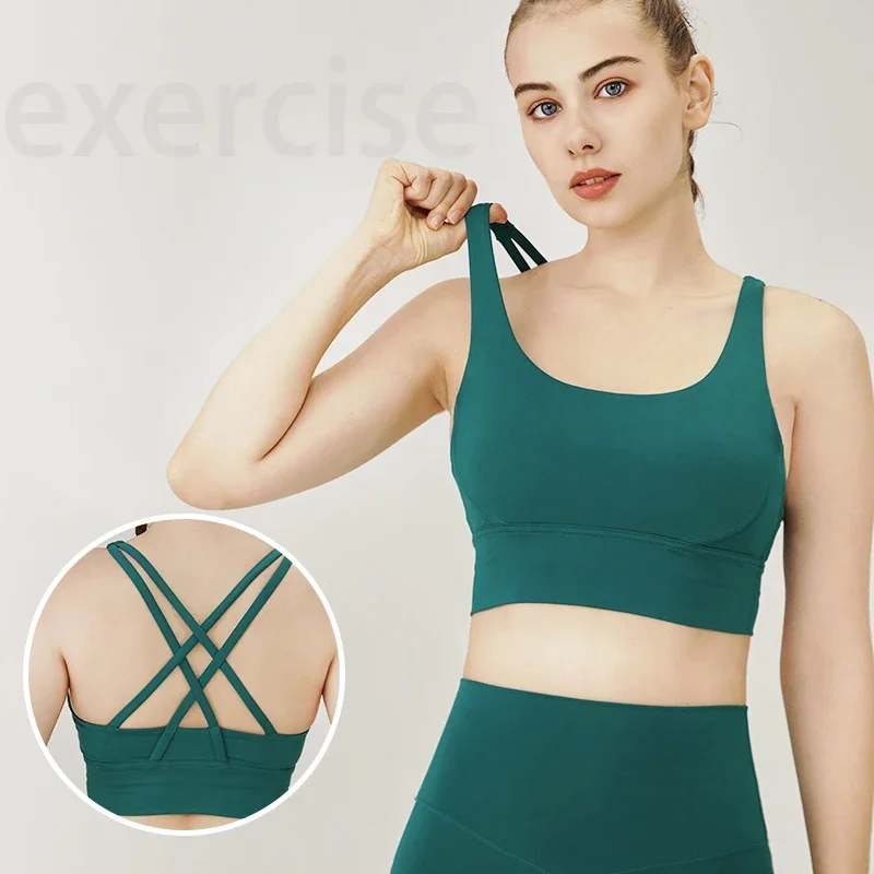 클래식 시리즈 솔리드 컬러 여성 스포츠 브라 고강도 섹 - Sports Bra Racerback 리뷰 및 가격